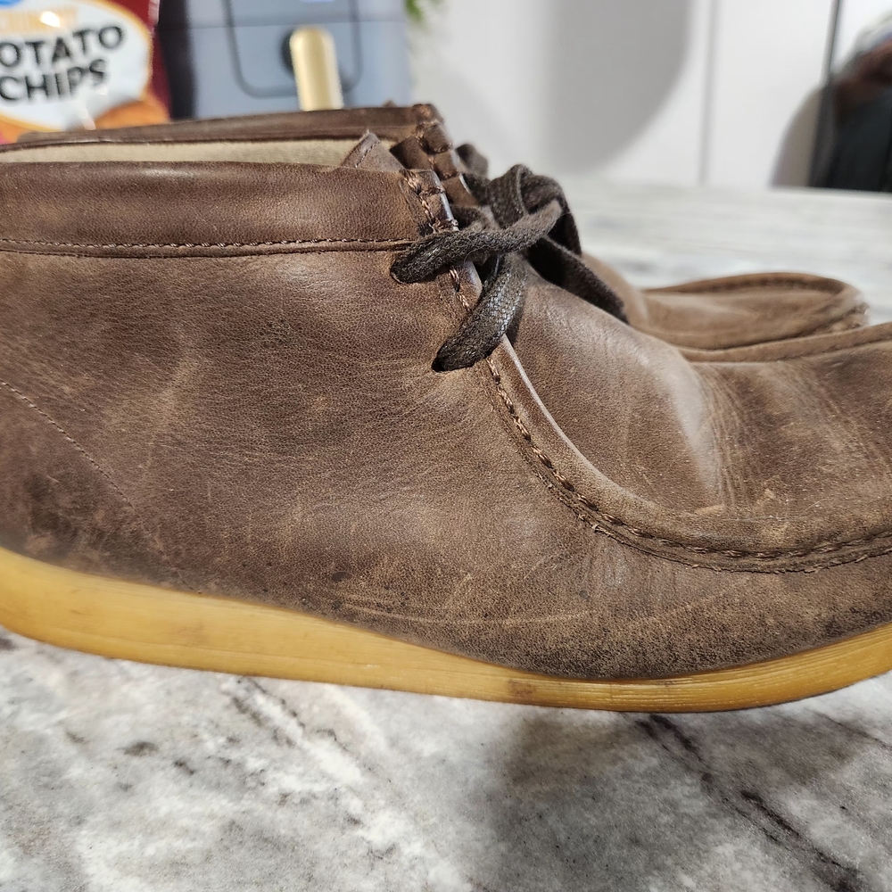 Clarks Men's Brown Leather Boat Shoes